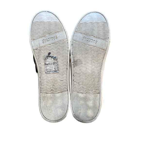 Soludos Navy Velvet Slip On Llama Sneakers EUC Size 7 - Picture 6 of 8